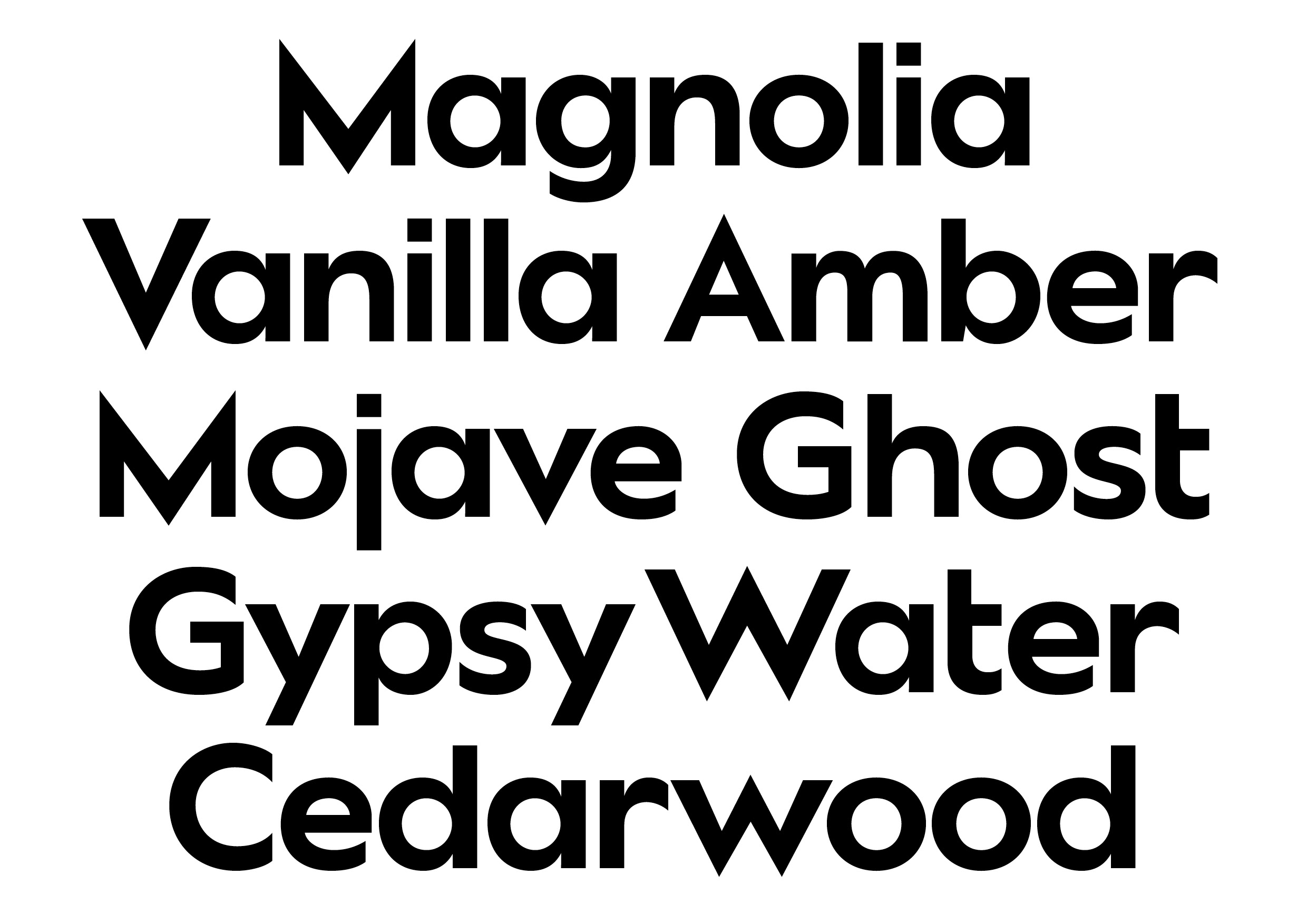 Blanche Sans specimen