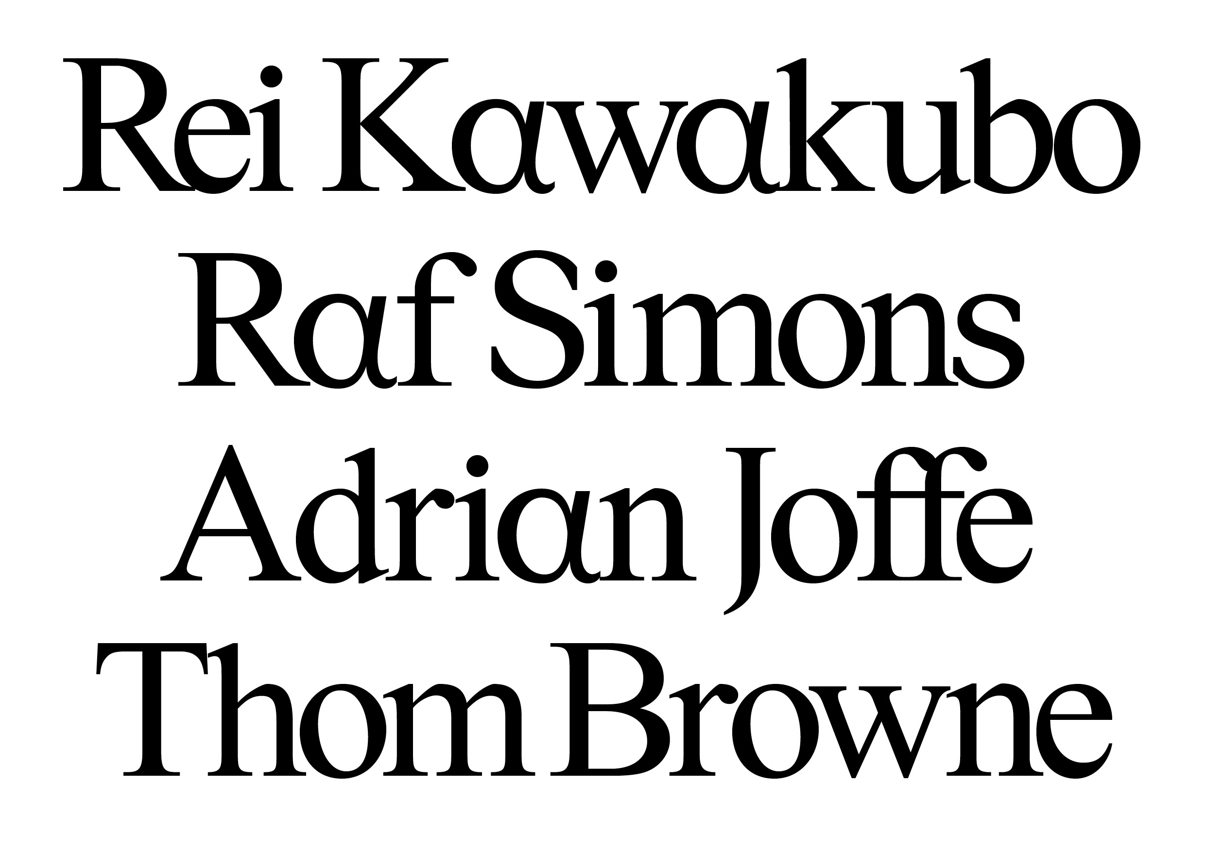 Dakota Serif specimen