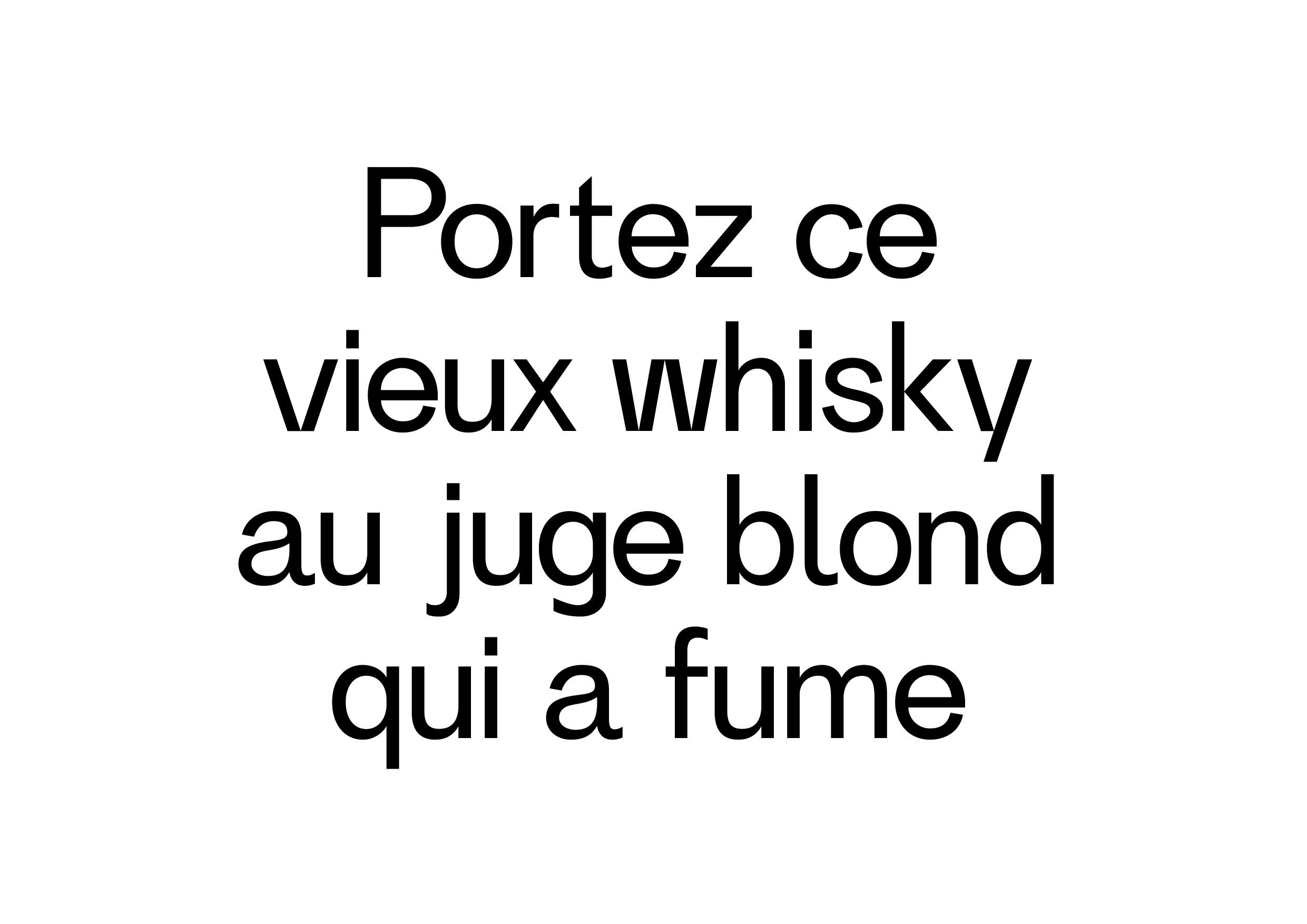 Practice Sans specimen