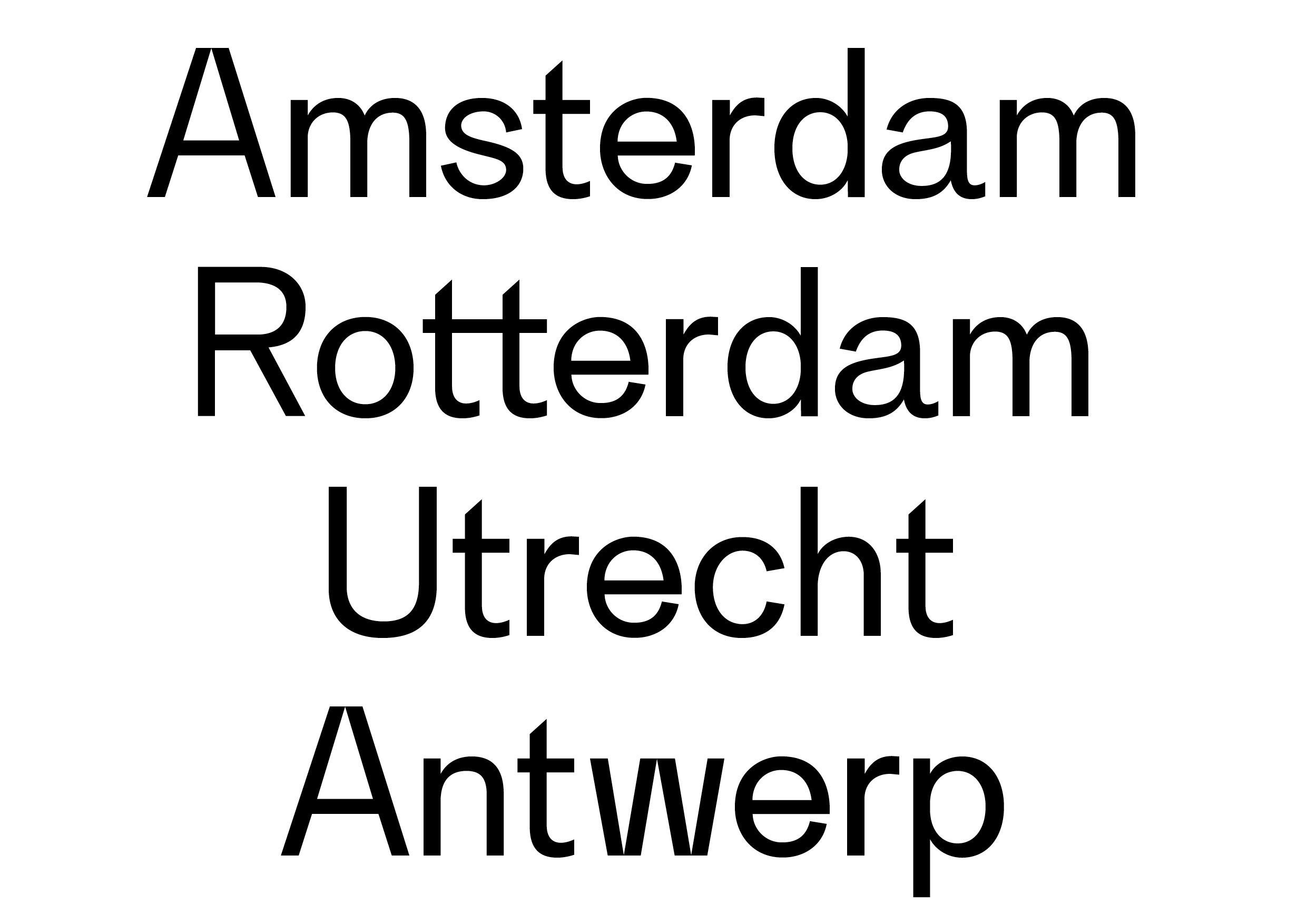 Practice Sans specimen