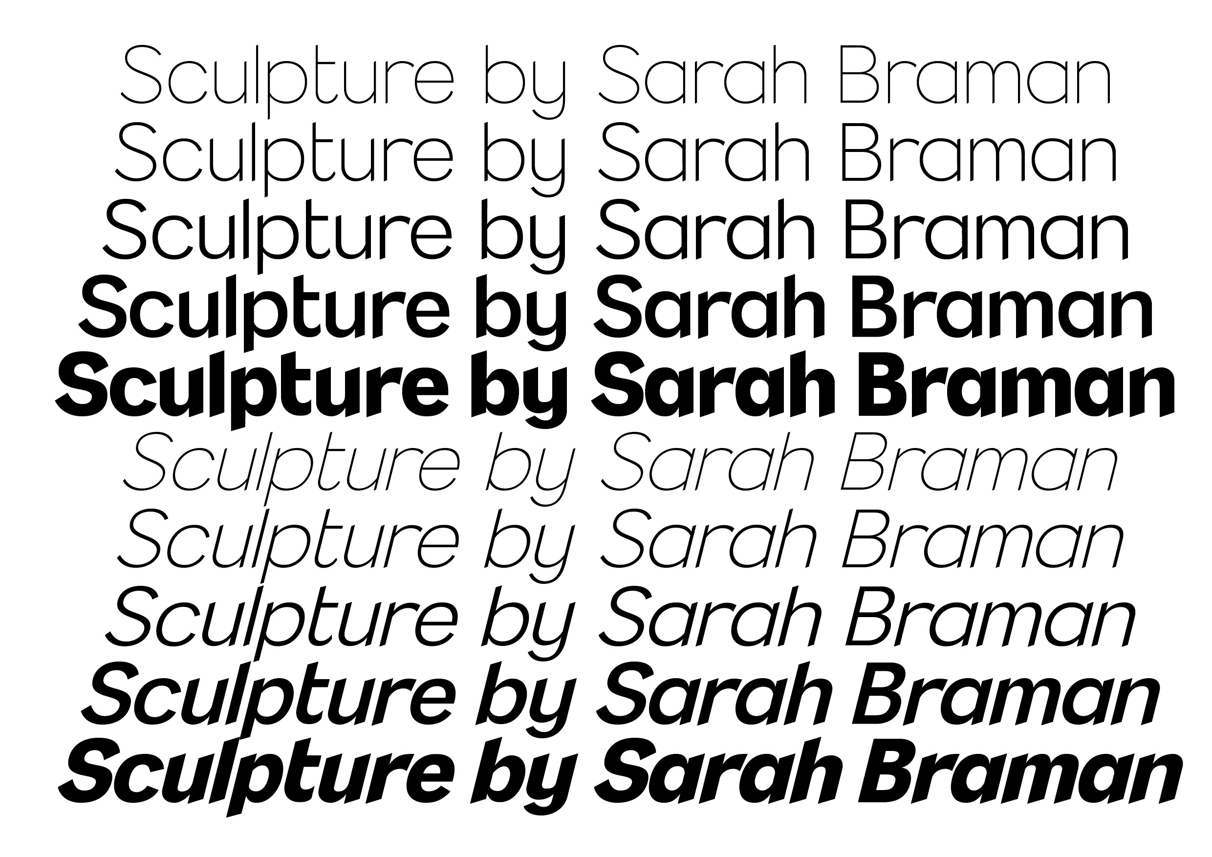 Tilt Script specimen