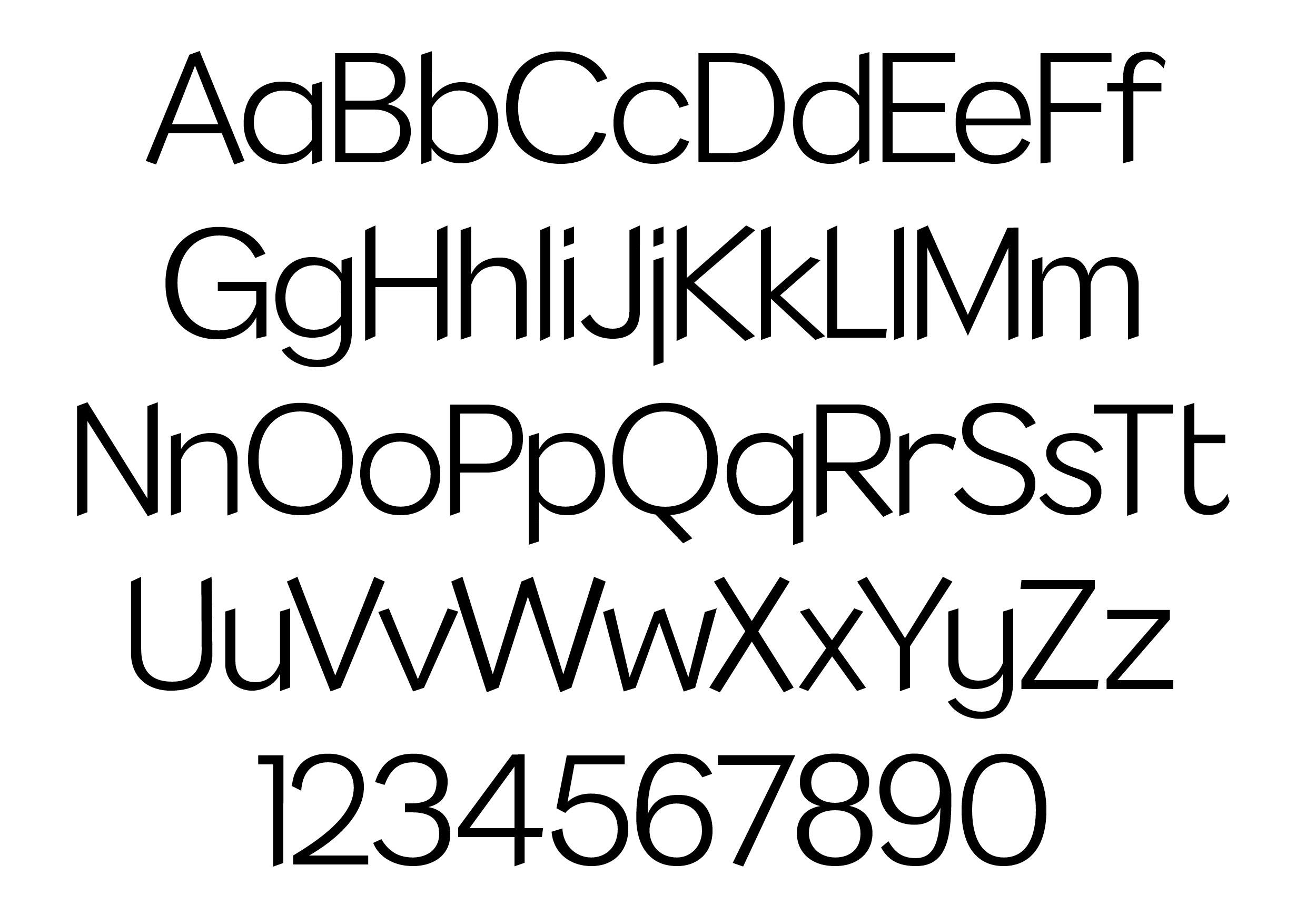 Tilt Script specimen