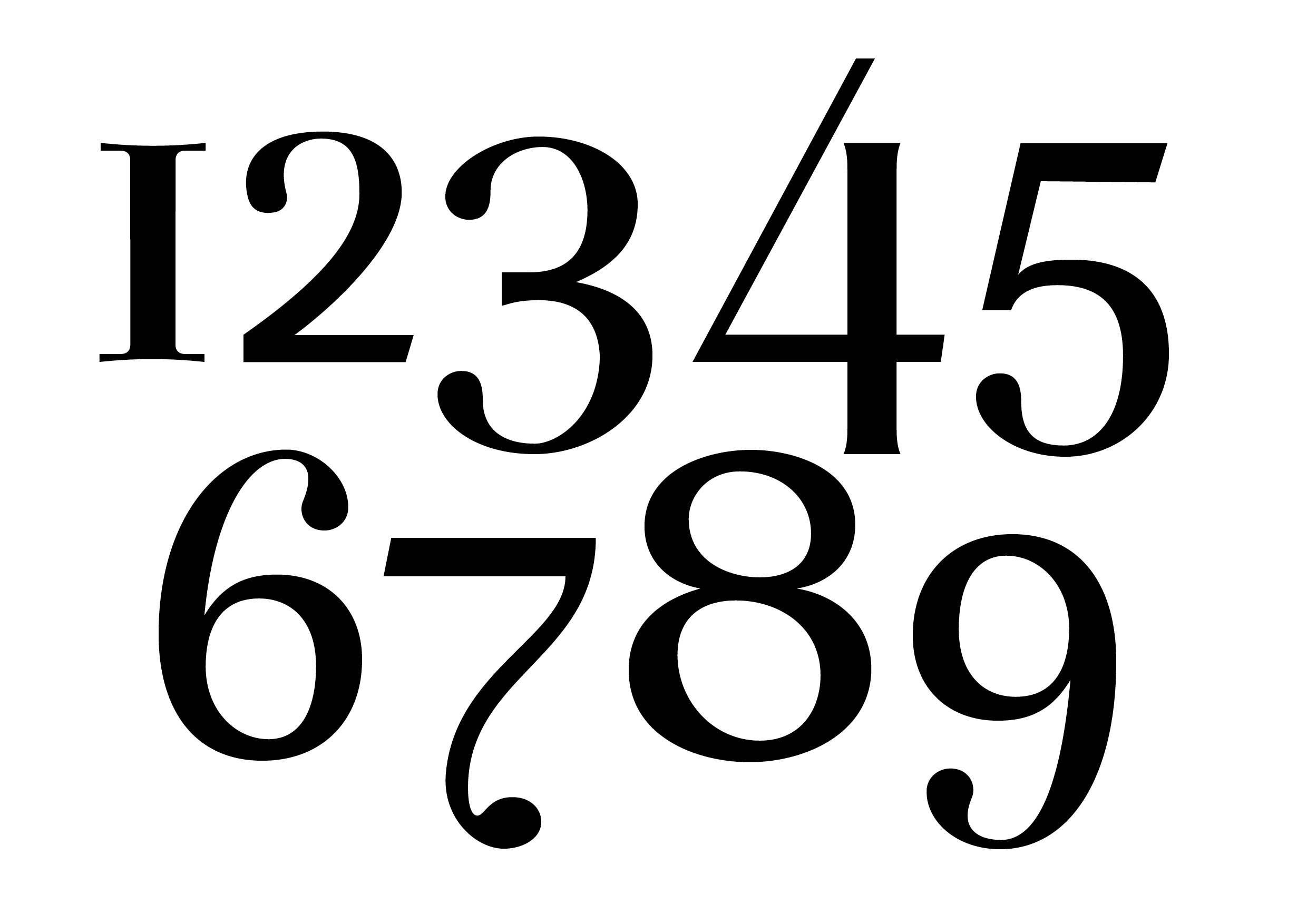 Ulrich Sans specimen