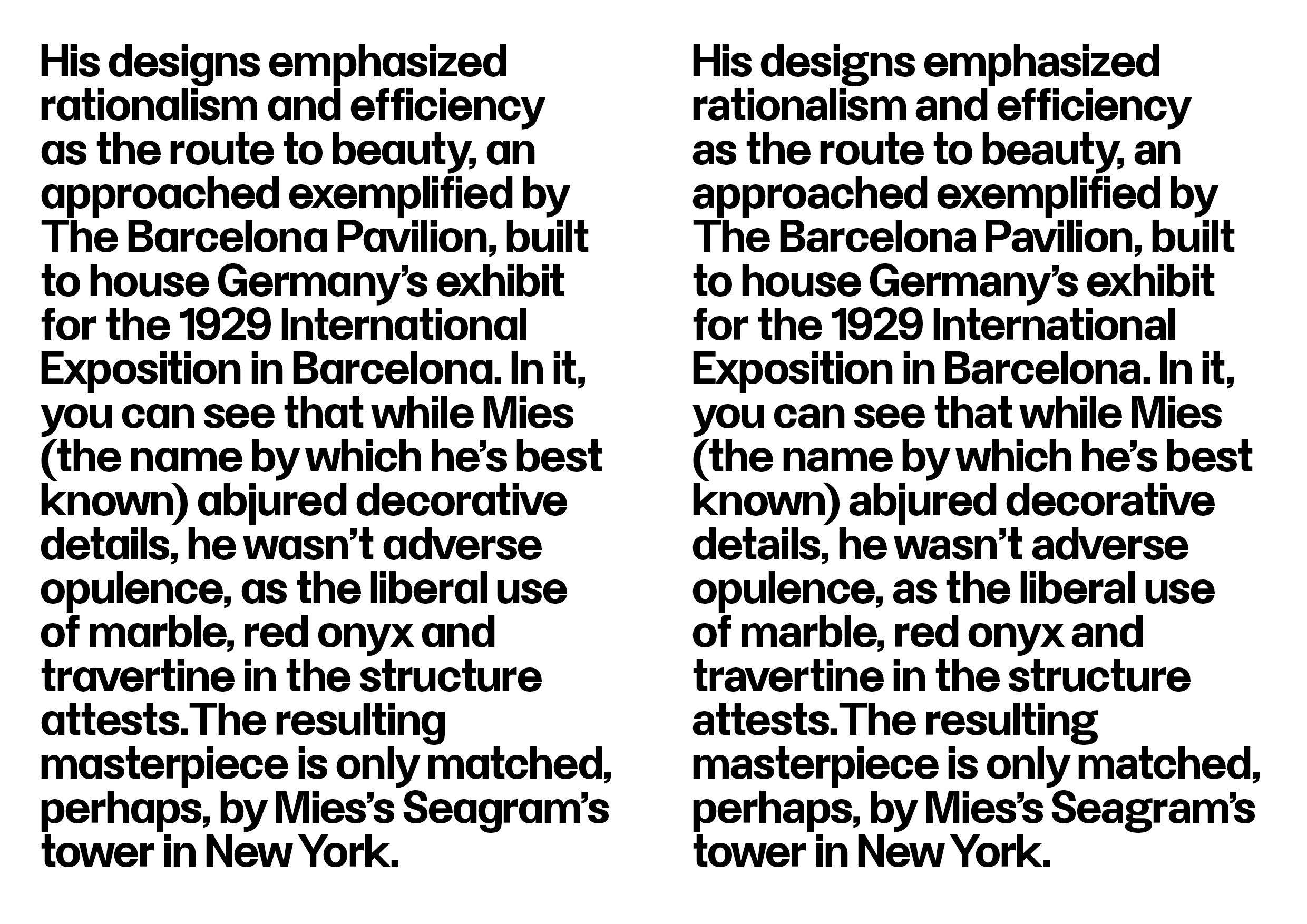 Werk Sans specimen