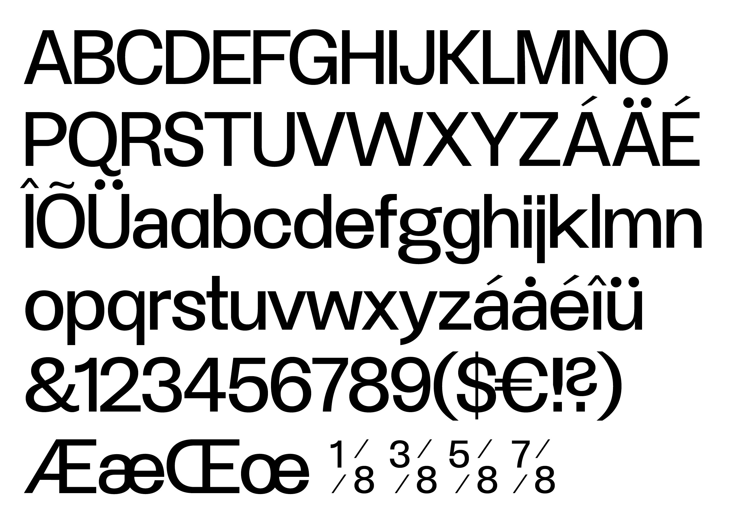 Werk Sans Typeface