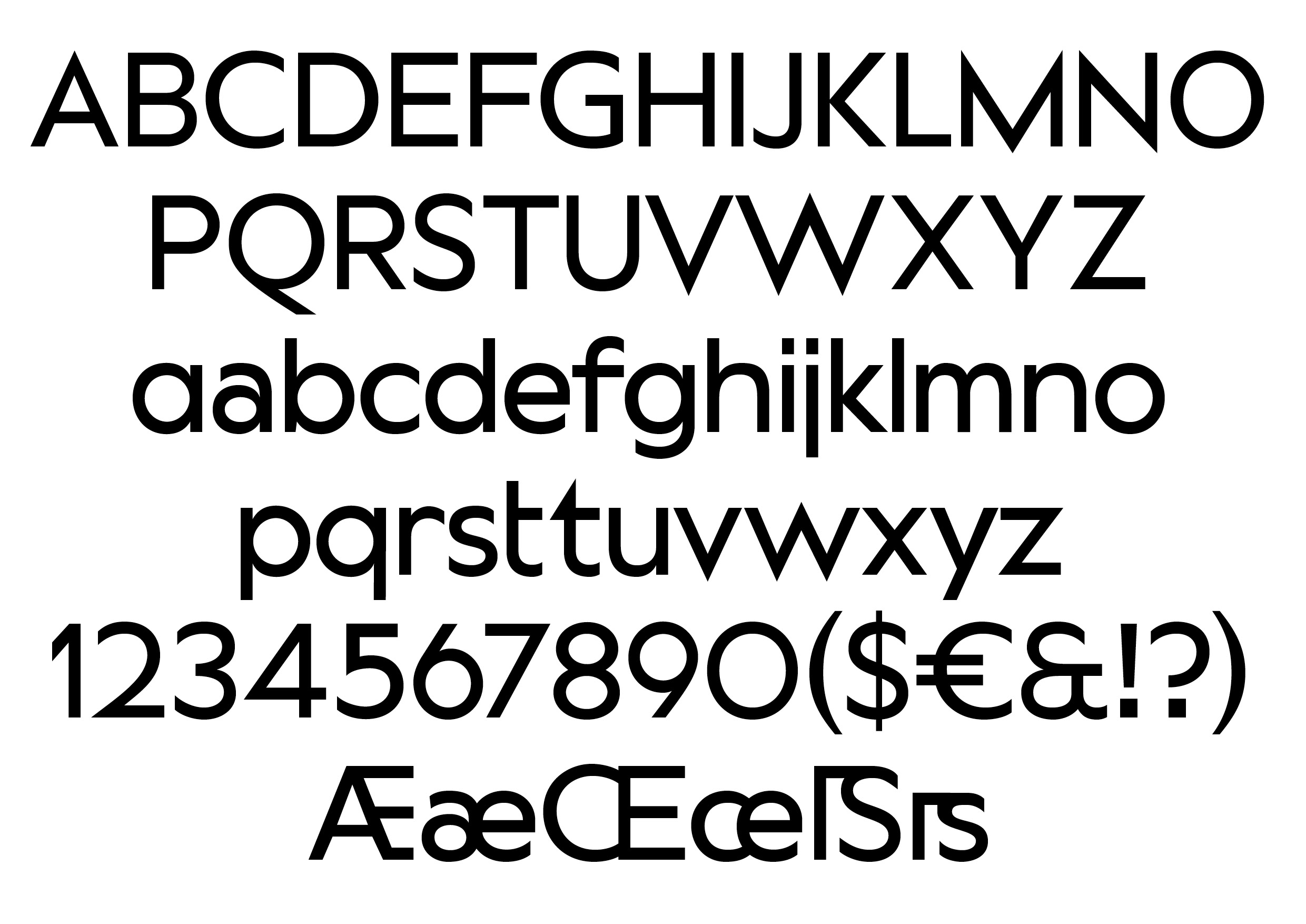 Blanche Sans Typeface