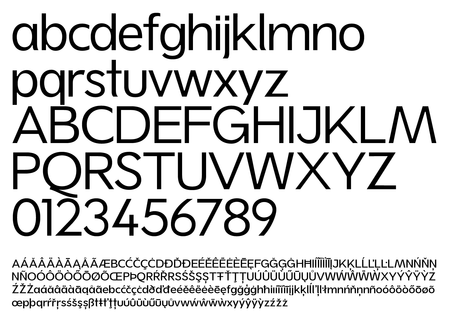 Winona Sans Typeface